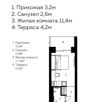 Планировки и поэтажный план апартаментов в ЖК Россиянка 16.07.2021_0
