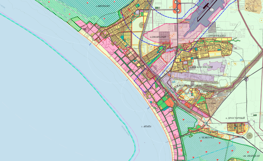 Новый проект 2021. Генплан Анапы 2022 новый. Новый генеральный план Анапы. Генеральный план Анапы 2022. Анапа новый генплан застройки.
